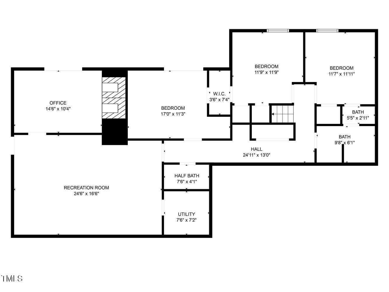 4272 Boyd Wright Road Burlington, NC 27215 - Photo 37 of 38 Lower level floor plan