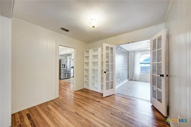 wooden floor in an empty room