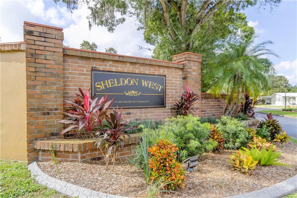 Sheldon West is a lovely and quaint 55+ community located on Sheldon Rd close to Citrus Park Mall, West Chase, restaurants, shopping, medical facilities, and Vets Memorial Hwy.