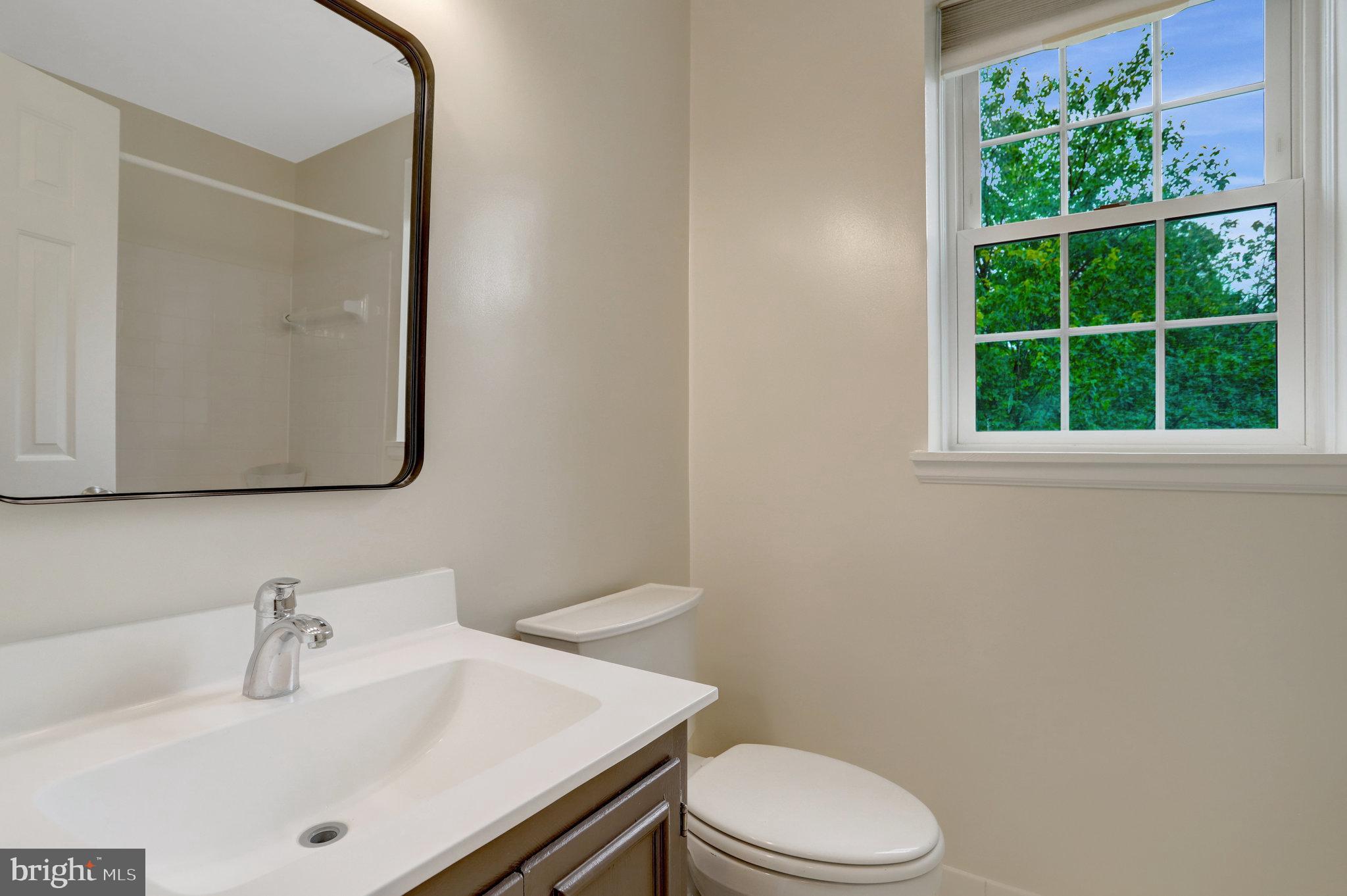 3062 South Buchanan Street, Unit C2 Arlington, VA 22206 - Photo 16 of 33 a bathroom with a sink a toilet and mirror