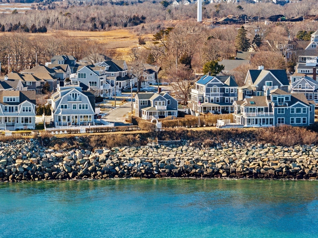 18 Collier Road Scituate, MA 02066 - Photo 40 of 40 an aerial view of residential houses with outdoor space and river