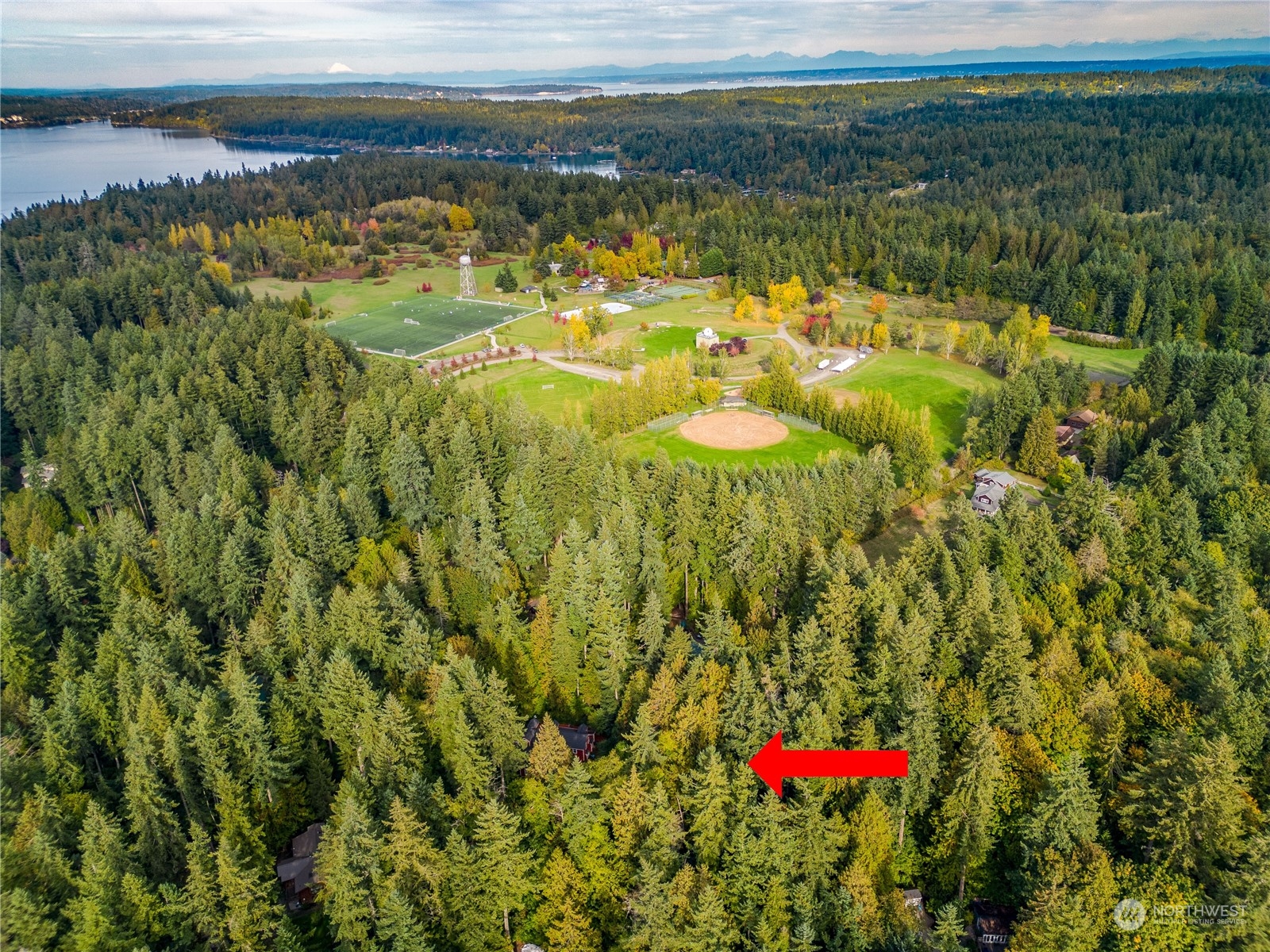 -ne Northeast N Tolo Road Bainbridge Island, WA 98110 - Photo 11 of 12 a view of an outdoor space and a lake view