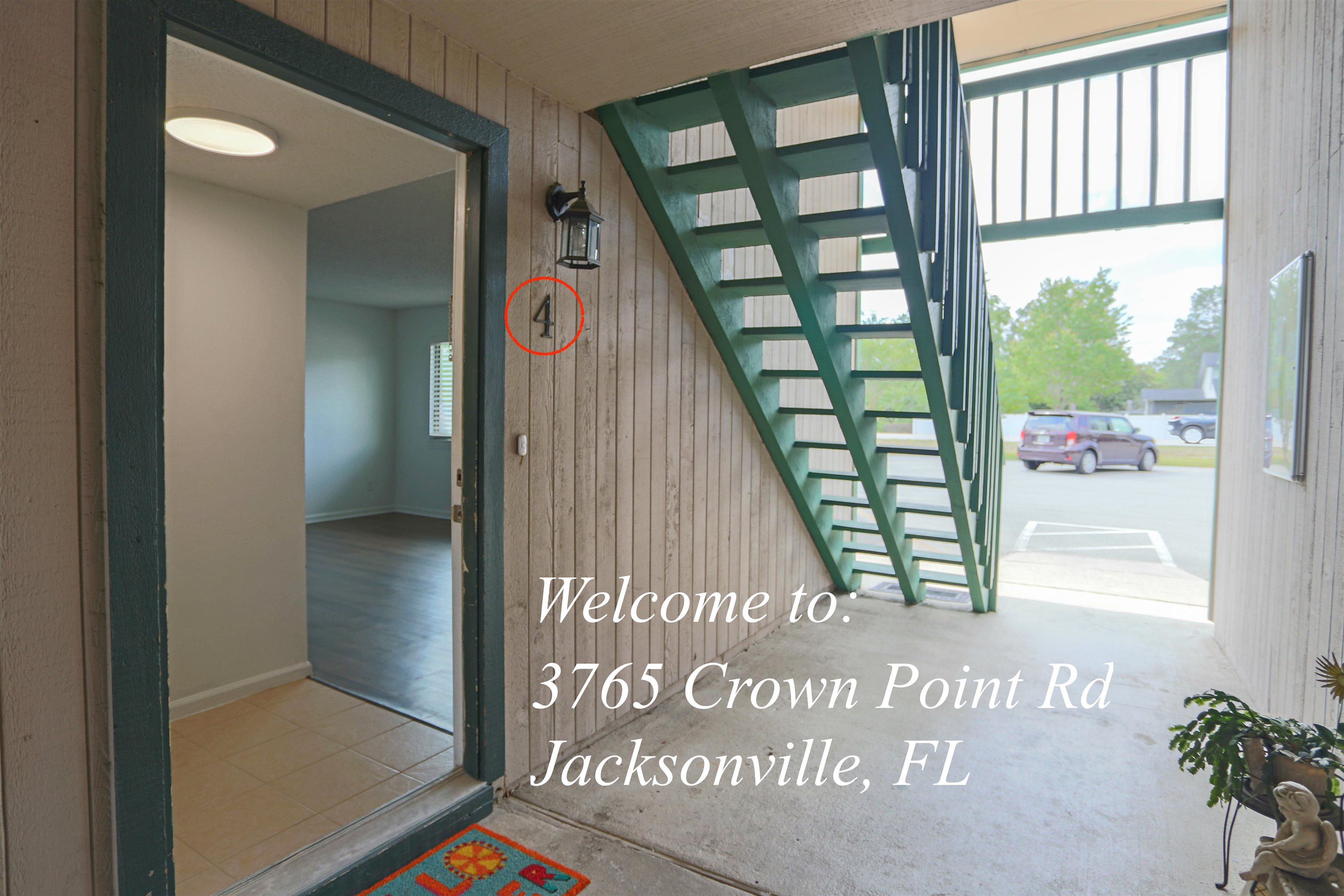 3765 Crown Point Road, Unit 4 Jacksonville, FL 32257 - Photo 5 of 27 a view of front door