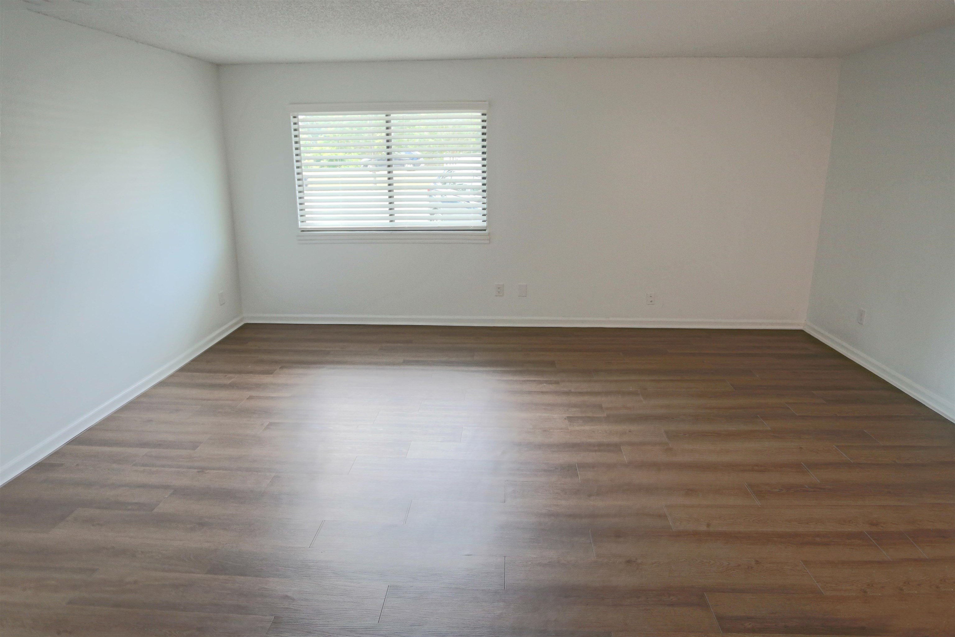 3765 Crown Point Road, Unit 4 Jacksonville, FL 32257 - Photo 9 of 27 an empty room with wooden floor and windows