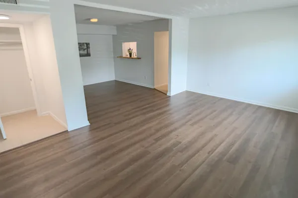 wooden floor in a empty room