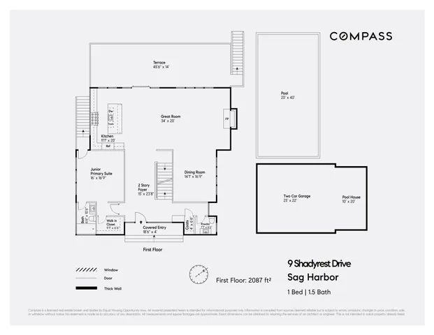 $5,850,000 | 9 Shadyrest Drive, Sag Harbor, NY 11963