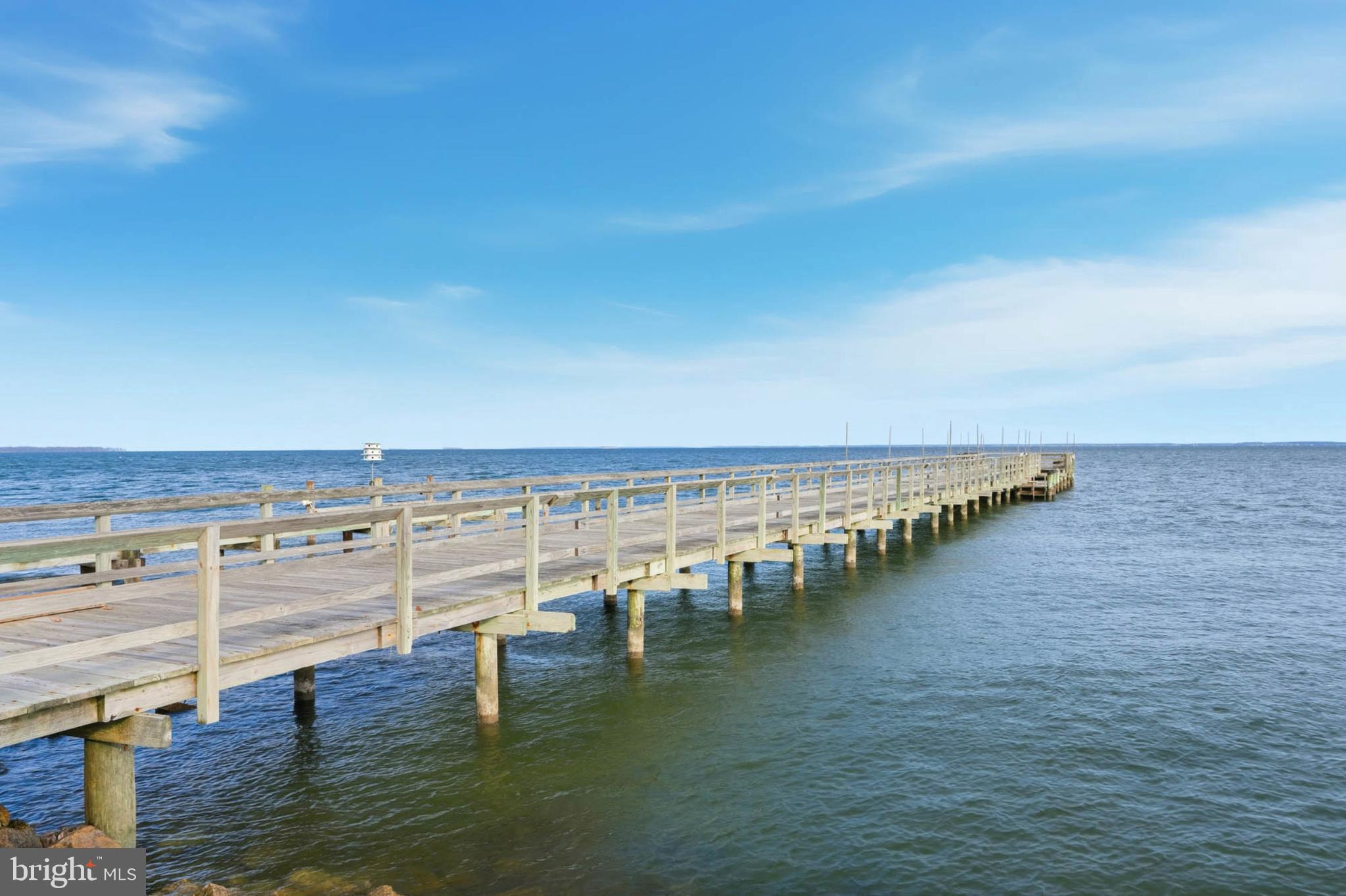 4742 Chestnut Road Shady Side, MD 20764 - Photo 30 of 41 Tranquil pier stretching into serene waters.