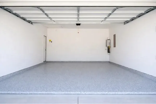 a view of a swimming pool with a yard