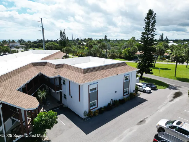 a view of a terrace with a yard