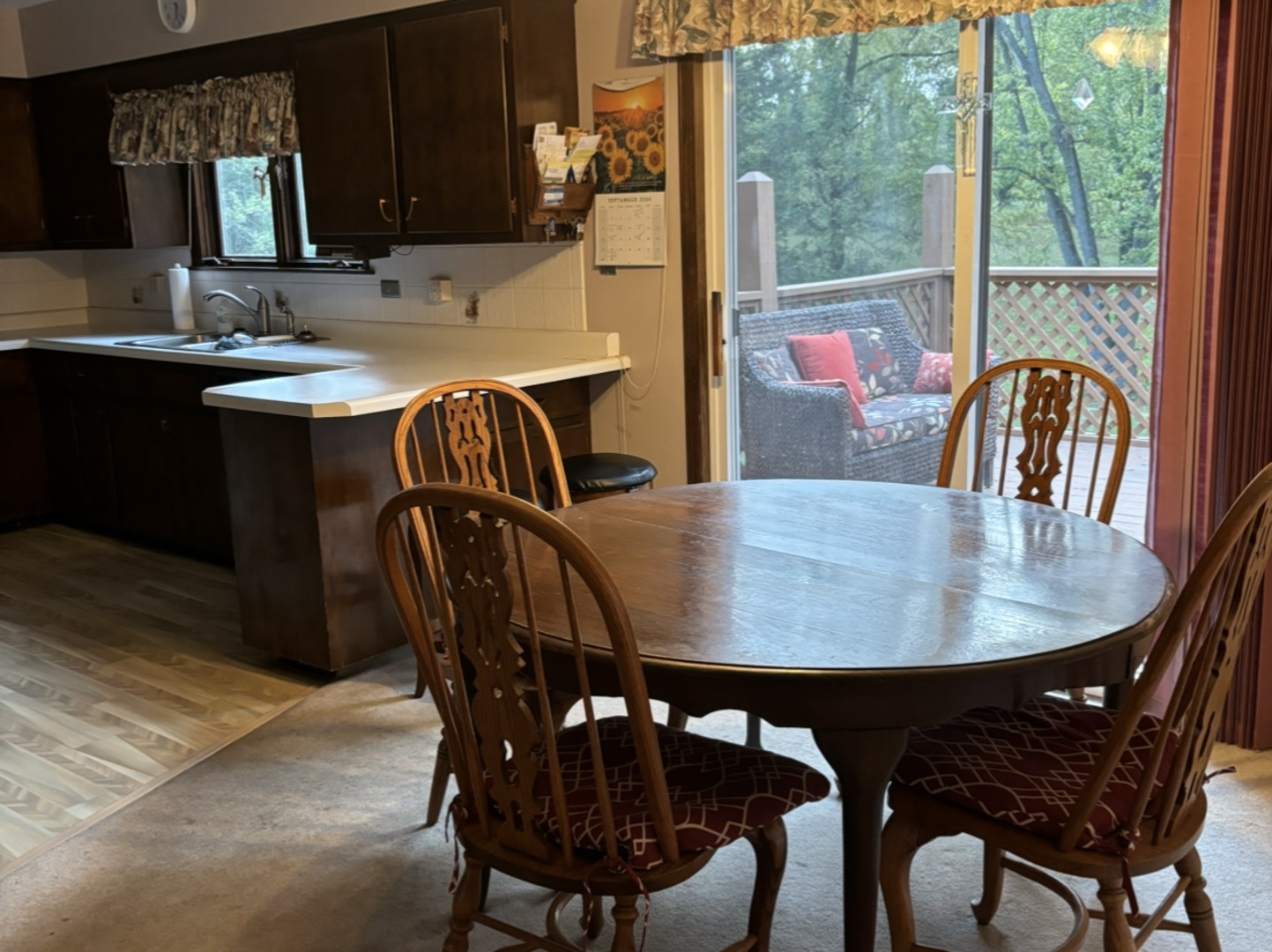 10003 Church Road Barrington Hills, IL 60010 - Photo 10 of 23 a view of a dining room with furniture window and outside view