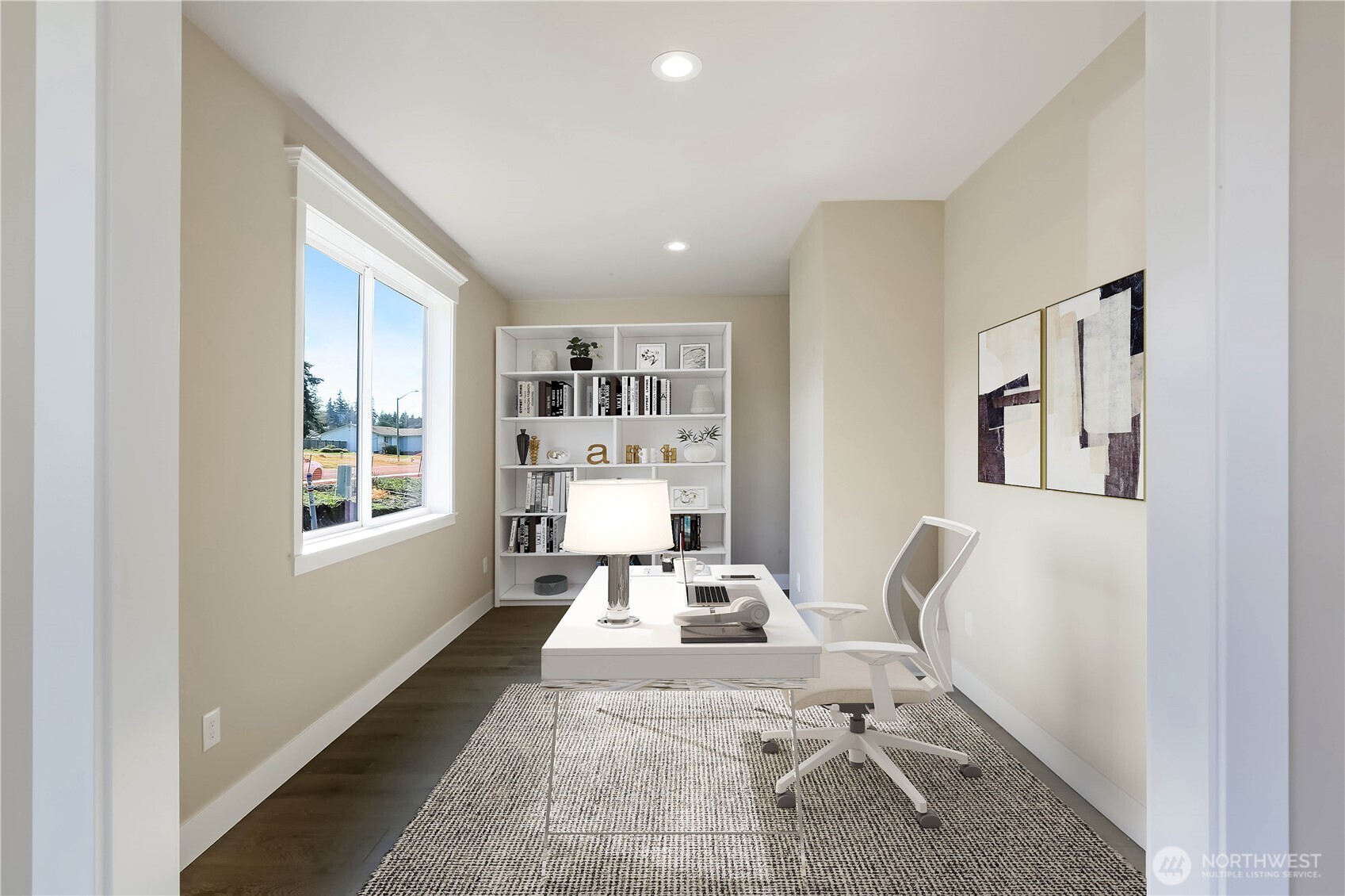 3706 West 3rd Street Anacortes, WA 98221 - Photo 23 of 40 a living room with furniture and a window