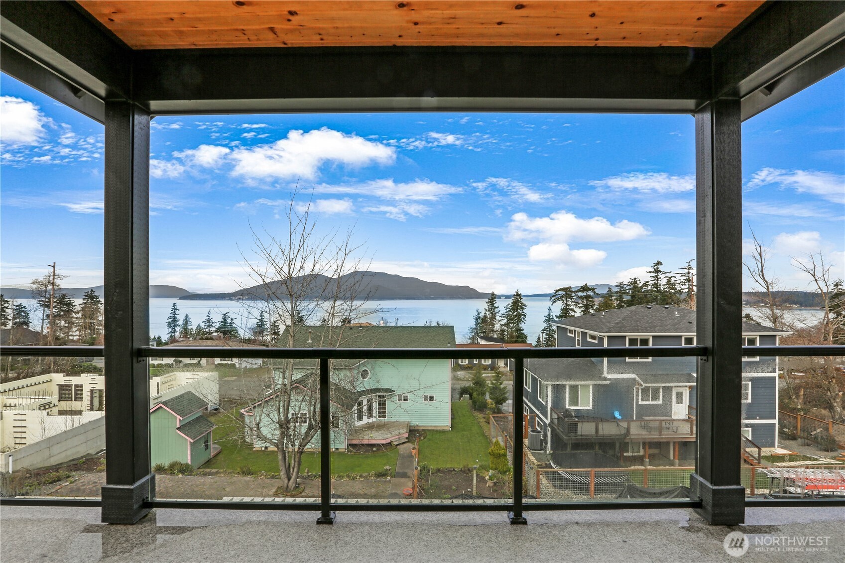 3706 West 3rd Street Anacortes, WA 98221 - Photo 32 of 40 a view of a street from a balcony