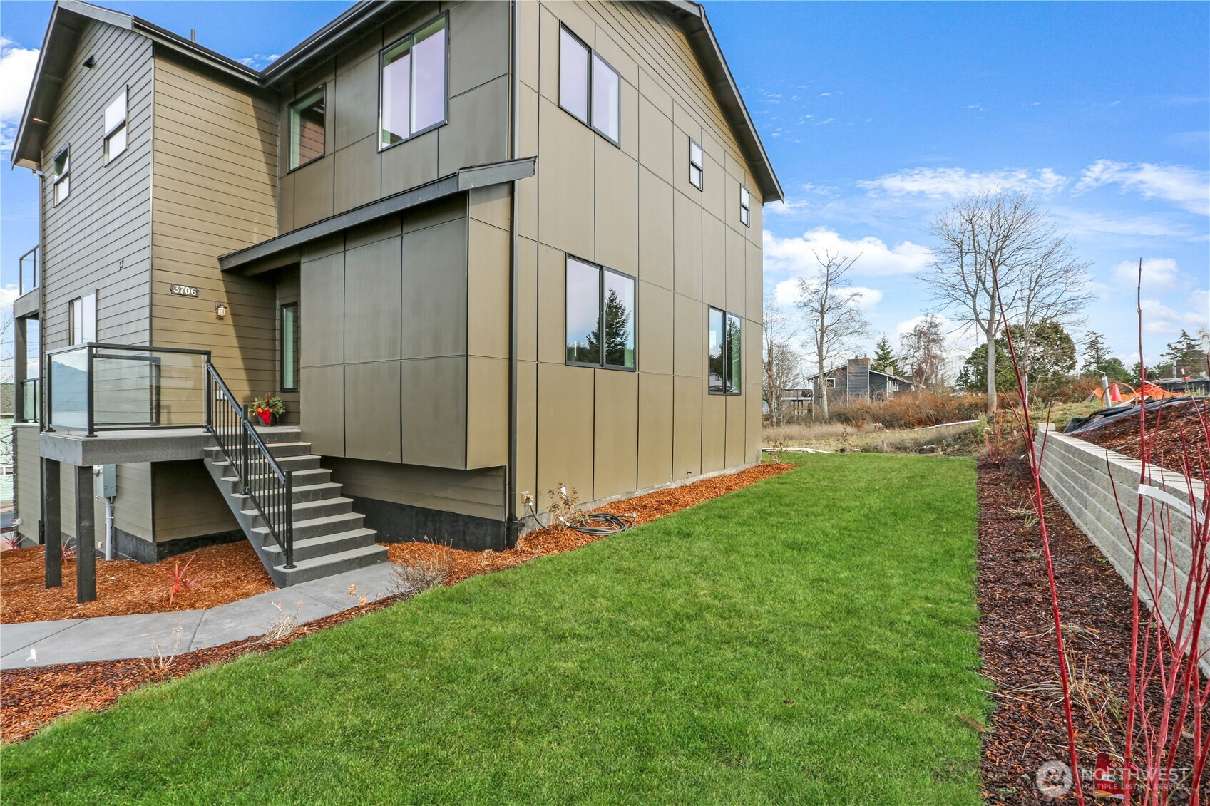 3706 West 3rd Street Anacortes, WA 98221 - Photo 39 of 40 a view of a back yard of the house