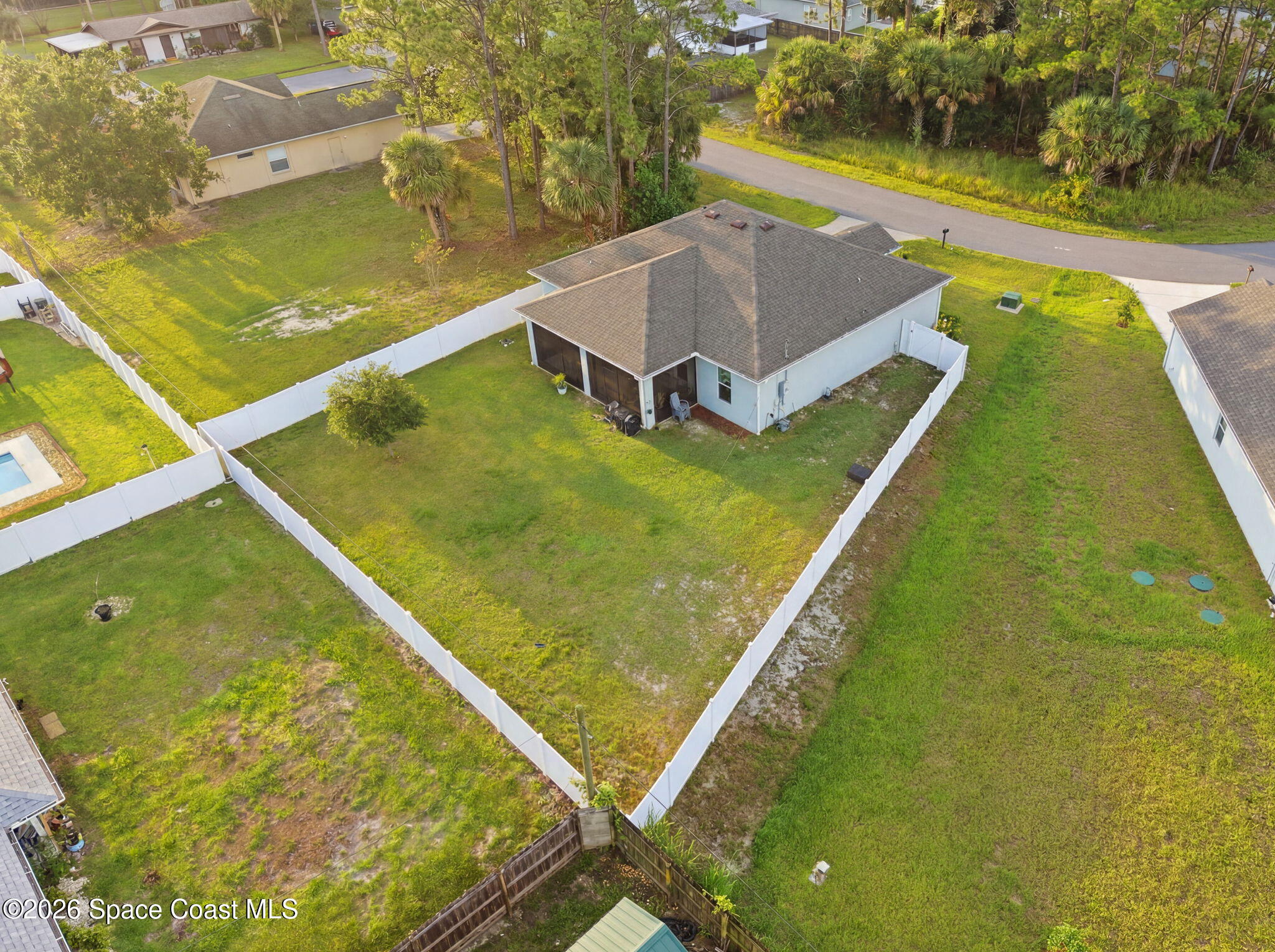 712 Duncan Road Southeast Palm Bay, FL 32909 - Photo 33 of 33 Fully Fenced Yard