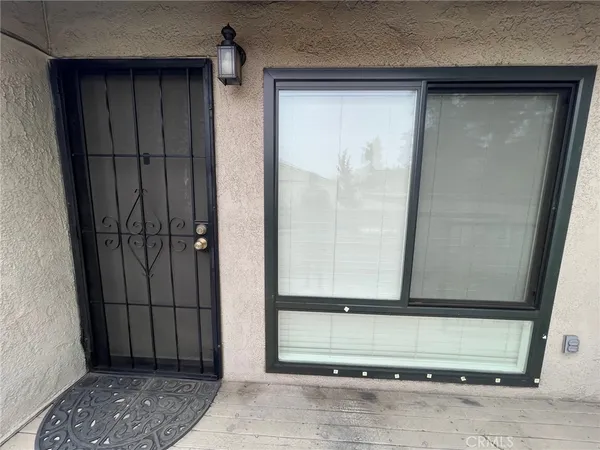 a view of front door