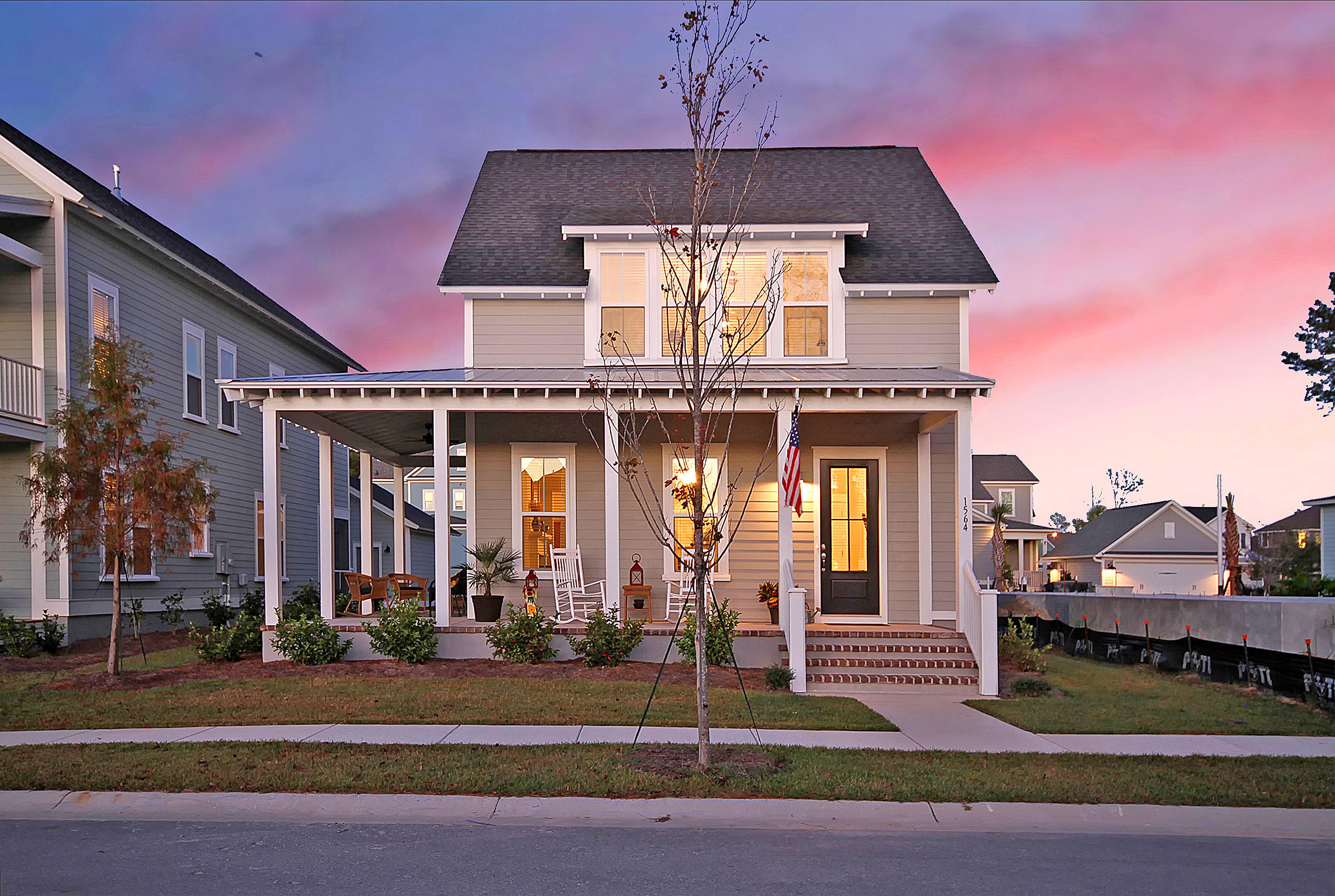 1564 Cranes Nest Road Mount Pleasant, SC 29466 - Photo 28 of 38 Front at Twilight