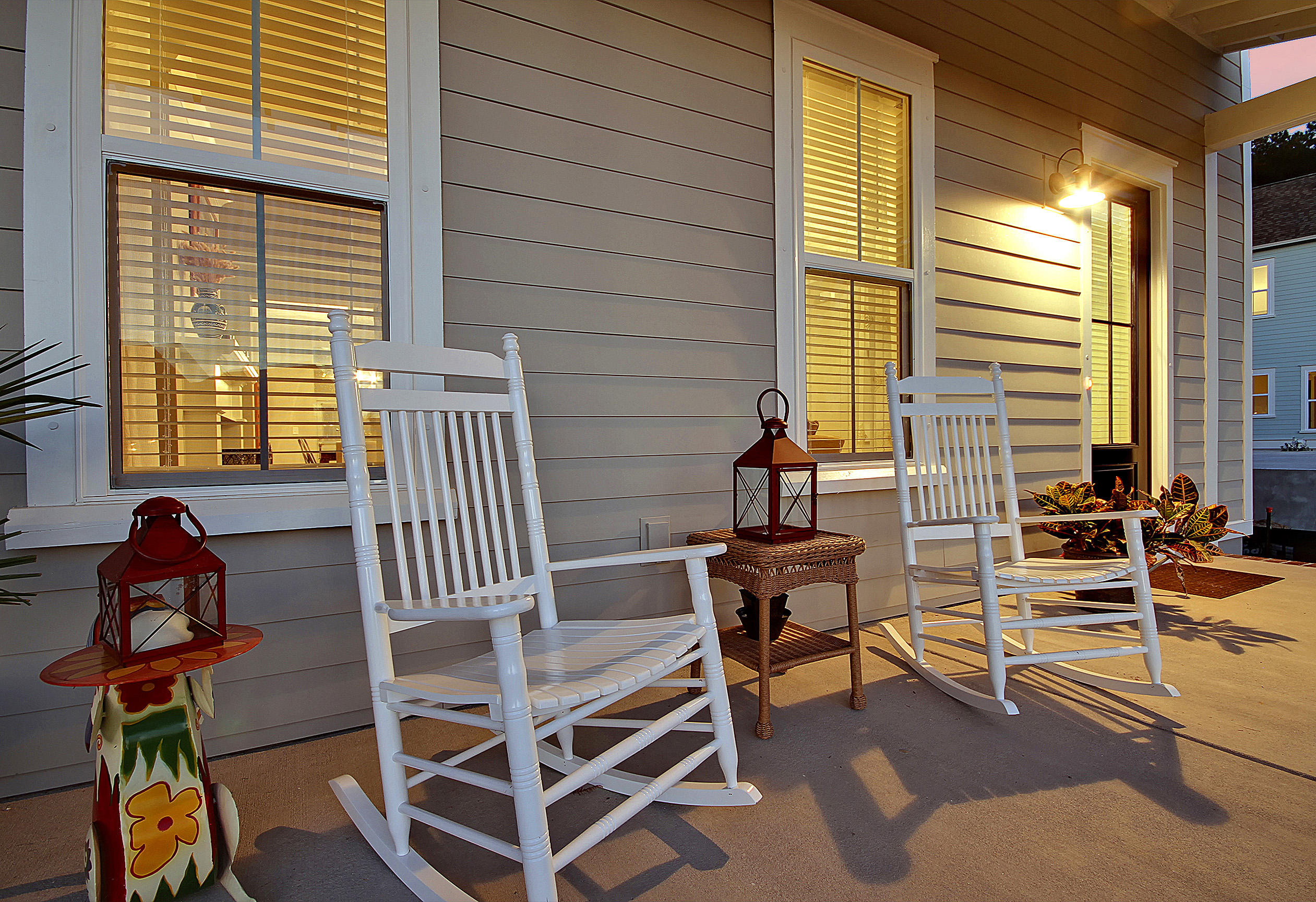 1564 Cranes Nest Road Mount Pleasant, SC 29466 - Photo 29 of 38 Front Porch at Twilight
