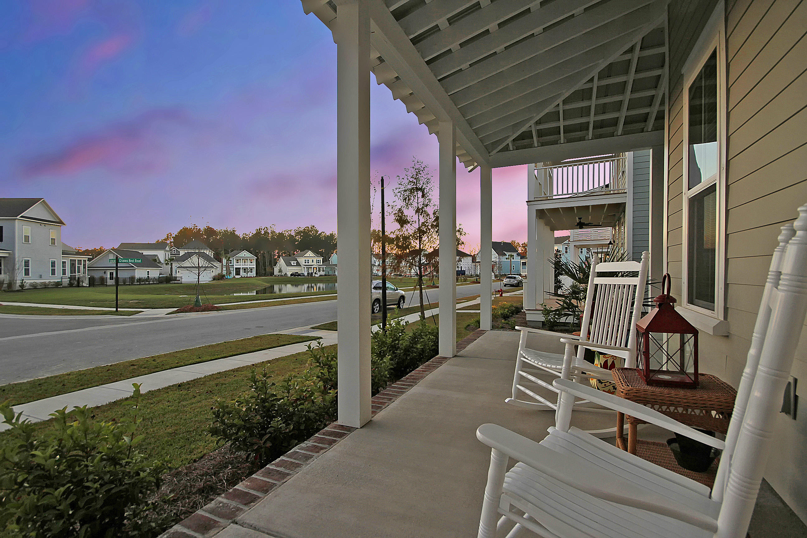 1564 Cranes Nest Road Mount Pleasant, SC 29466 - Photo 31 of 38 Front Porch at Twilight