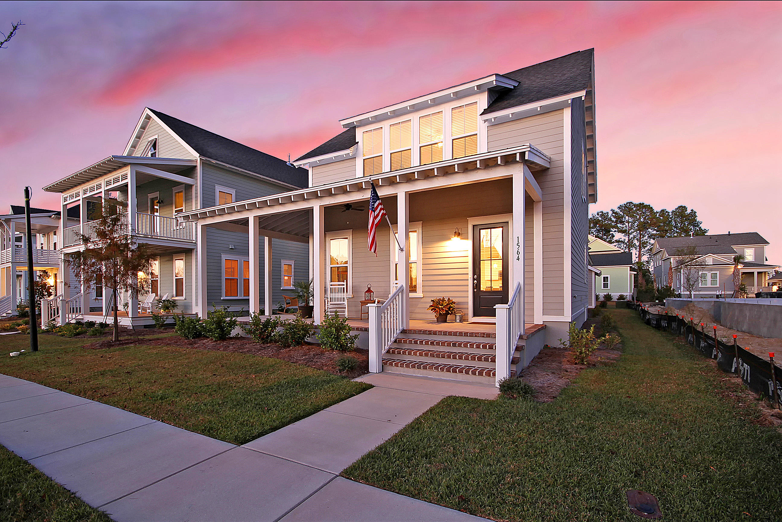 1564 Cranes Nest Road Mount Pleasant, SC 29466 - Photo 32 of 38 Front at Twilight