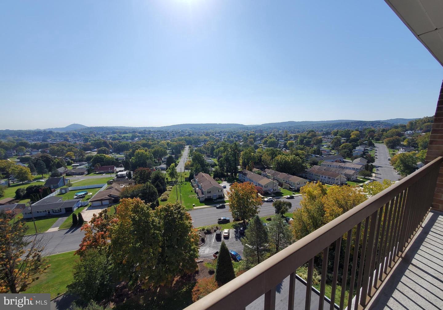 1375 Pershing Boulevard, Unit 810 Reading, PA 19607 - Photo 20 of 21 a view of a city from a balcony