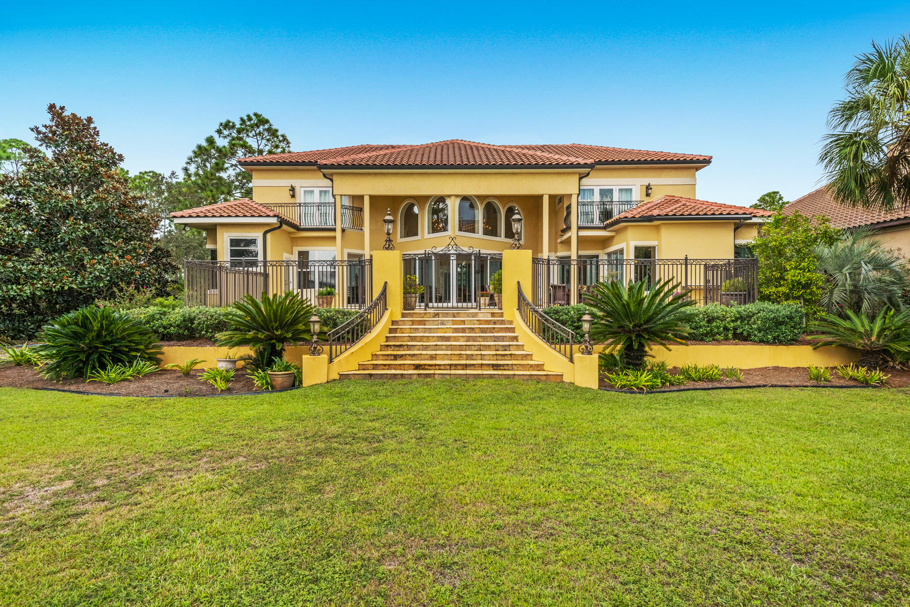 1239 Driftwood Point Road Santa Rosa Beach, FL 32459 - Photo 31 of 66 a front view of a house with a yard