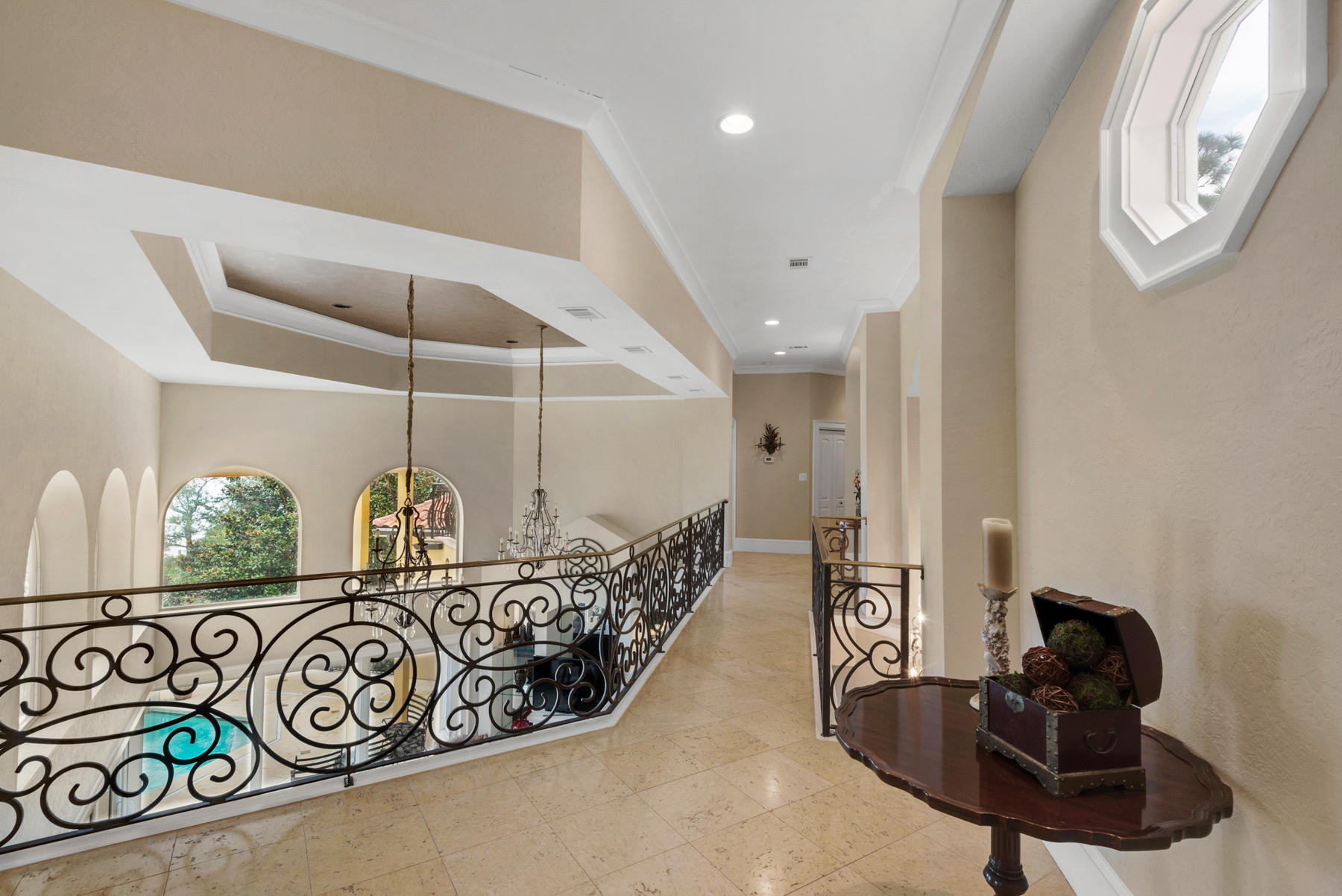 1239 Driftwood Point Road Santa Rosa Beach, FL 32459 - Photo 45 of 66 a room with lots of chairs and mirrors