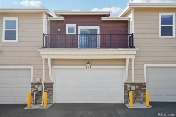 a view of front door of house