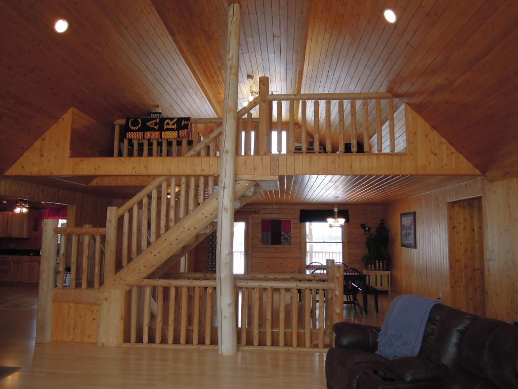 49 Old Washburn Road Caribou, ME 04736 - Photo 9 of 34 Living Room With Beautiful Stairs...