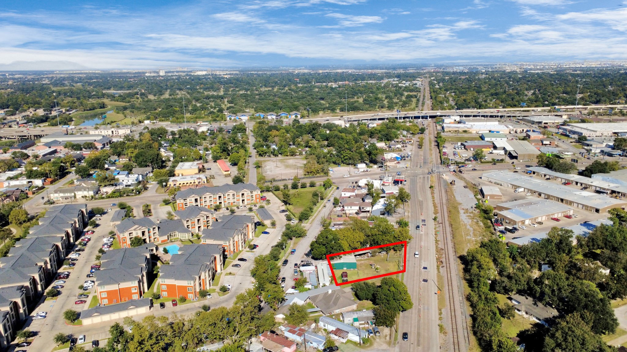 6239 Griggs Road Houston, TX 77023 - Photo 11 of 22 an aerial view of a city
