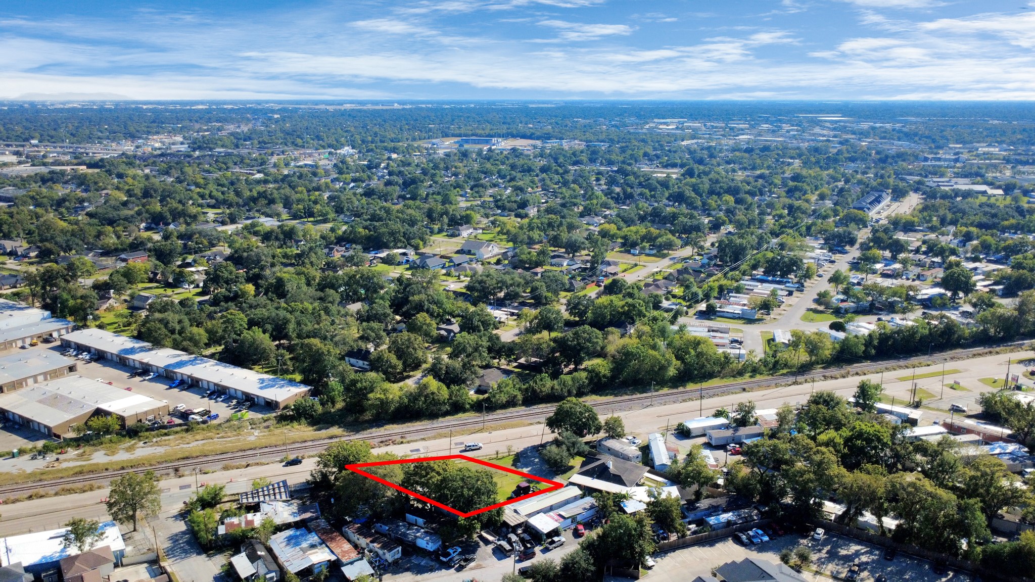 6239 Griggs Road Houston, TX 77023 - Photo 15 of 22 an aerial view of a city