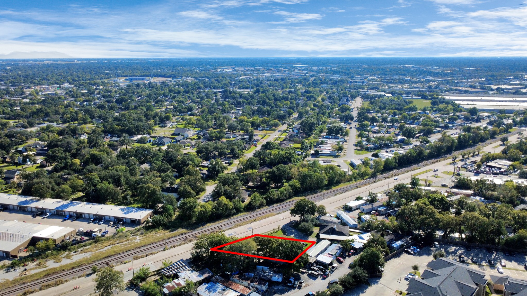 6239 Griggs Road Houston, TX 77023 - Photo 16 of 22 an aerial view of a city