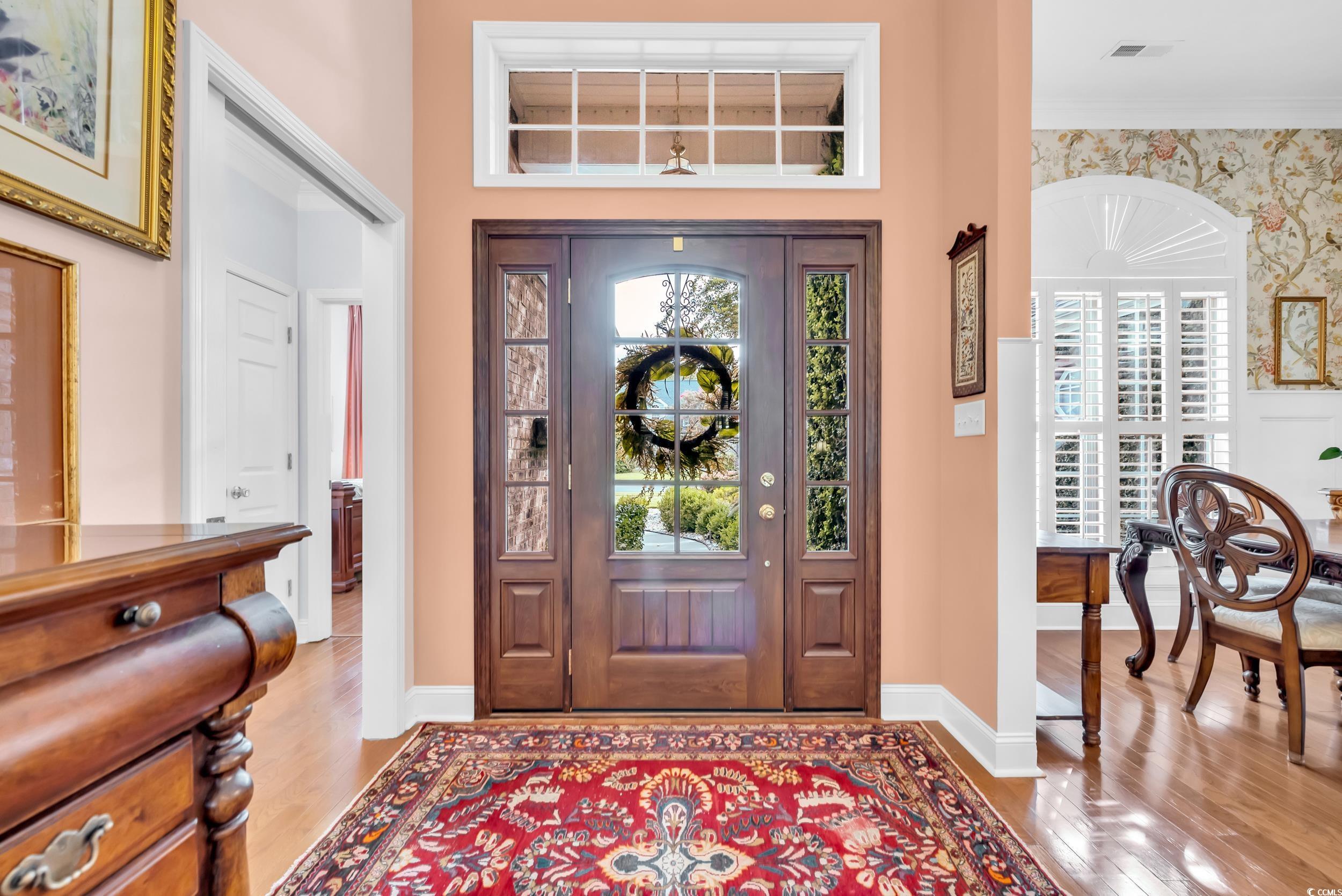 3112 Bayhaven Drive Myrtle Beach, SC 29579 - Photo 4 of 40 Entryway with light wood-style flooring and healthy amount of natural light