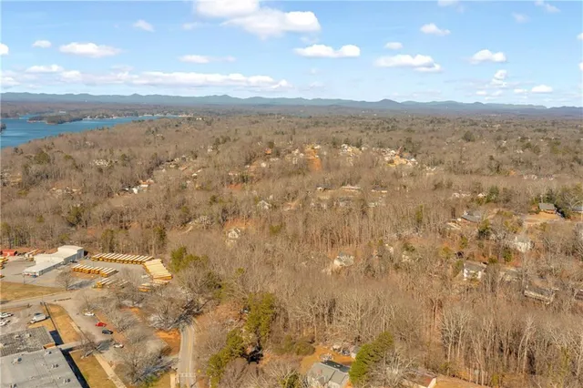 a view of city and mountain