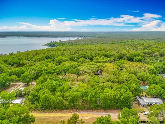 a view of yard with ocean view