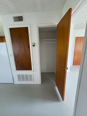 a view of an entryway door with a door