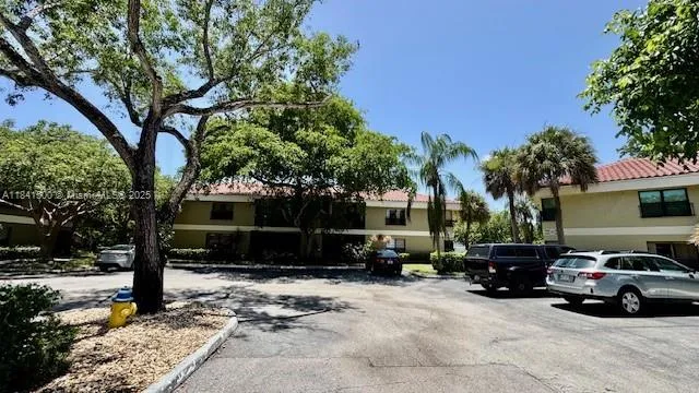 a car parked in front of a house