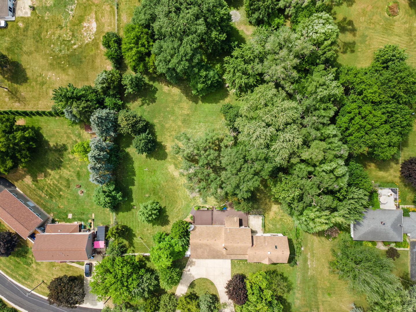 5N452 Central Road Itasca, IL 60143 - Photo 2 of 39 an aerial view of a house with a yard