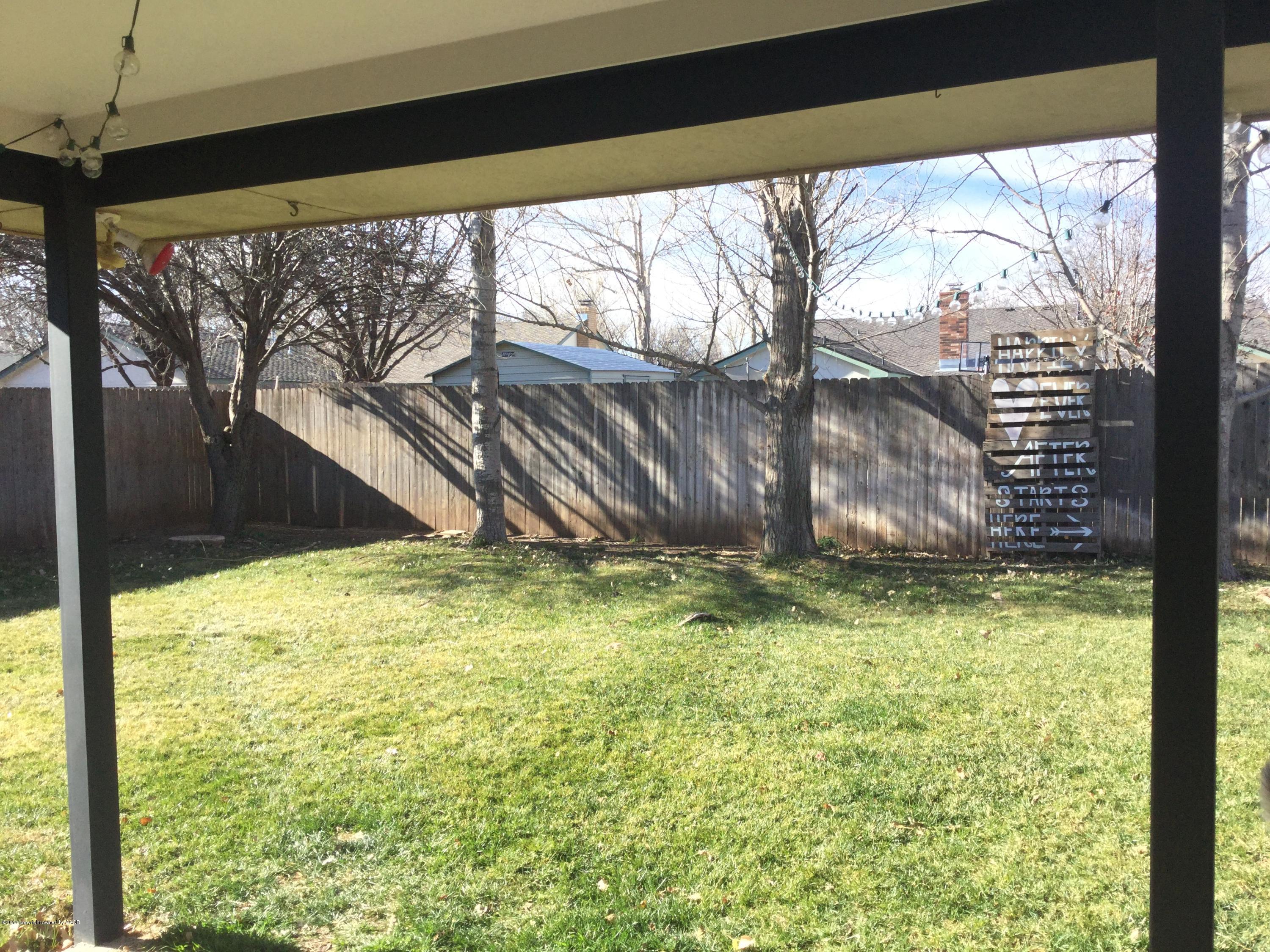 6404 Hurst Street Amarillo, TX 79109 - Photo 14 of 14 More Backyard