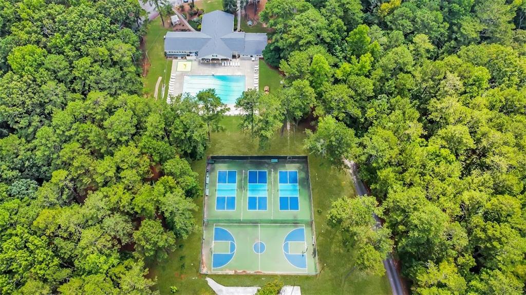 2058 Sewanee Court Villa Rica, GA 30180 - Photo 84 of 91 an aerial view of a house with a yard