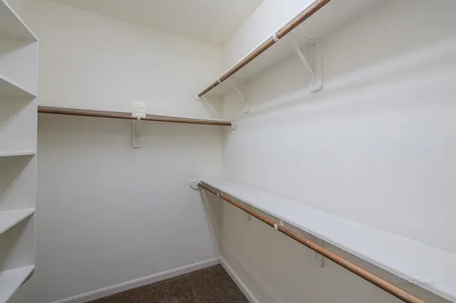 a close up view of racks on the wall