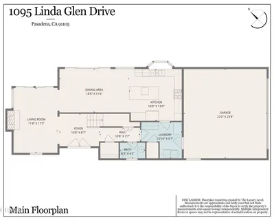 $2,895,000 | 1095 Linda Glen Drive, Pasadena, CA 91105