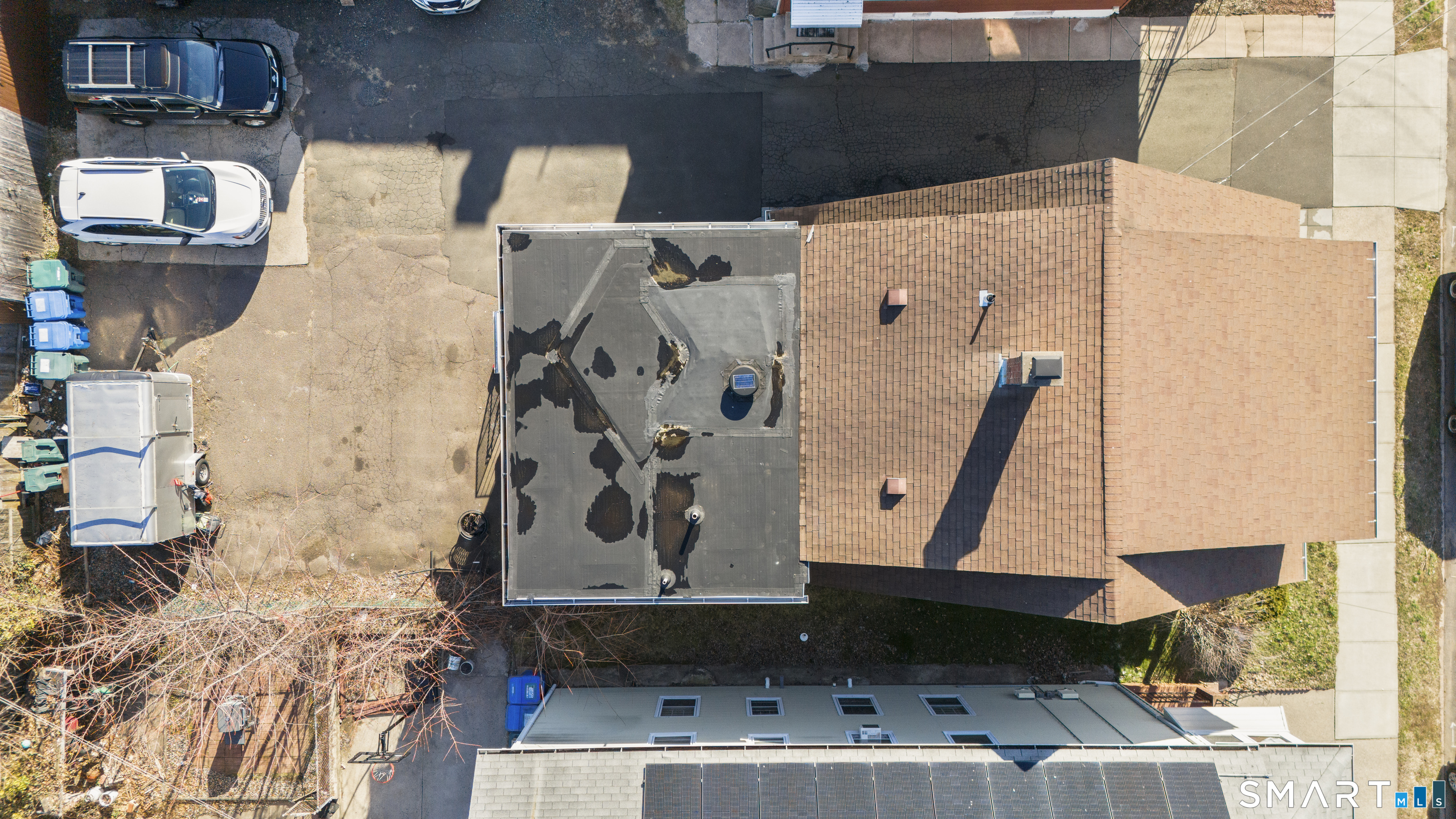 49-51 3rd Street Hamden, CT 06514 - Photo 39 of 40 an aerial view of residential house with parking