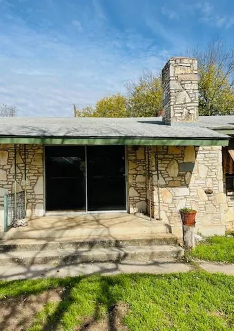 a house with a outdoor space