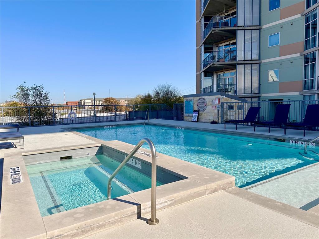 1001 Belleview Street, Unit 307 Dallas, TX 75215 - Photo 15 of 36 Very private pool and spa for you to enjoy!