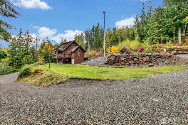 a view of outdoor space and yard