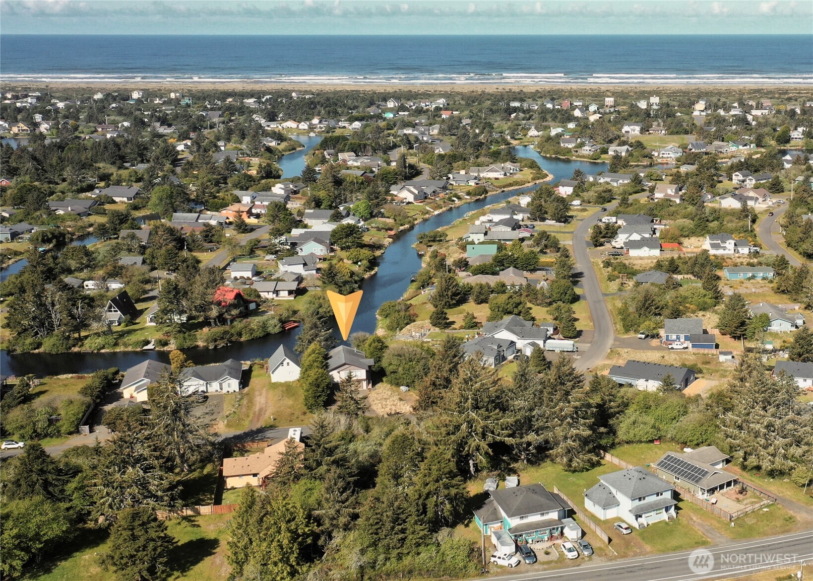 137 North Razor Clam Drive Southwest Ocean Shores, WA 98569 - Photo 3 of 31 an aerial view of a