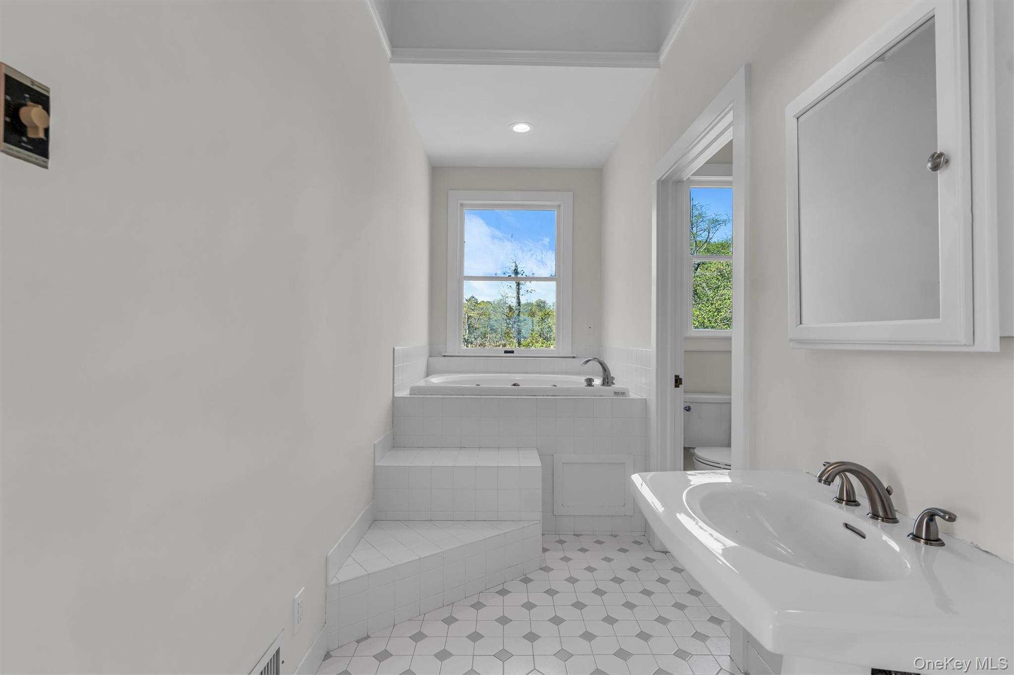 238 Beaver Dam Road Brookhaven, NY 11719 - Photo 22 of 44 a bathroom with a bathtub sink and toilet