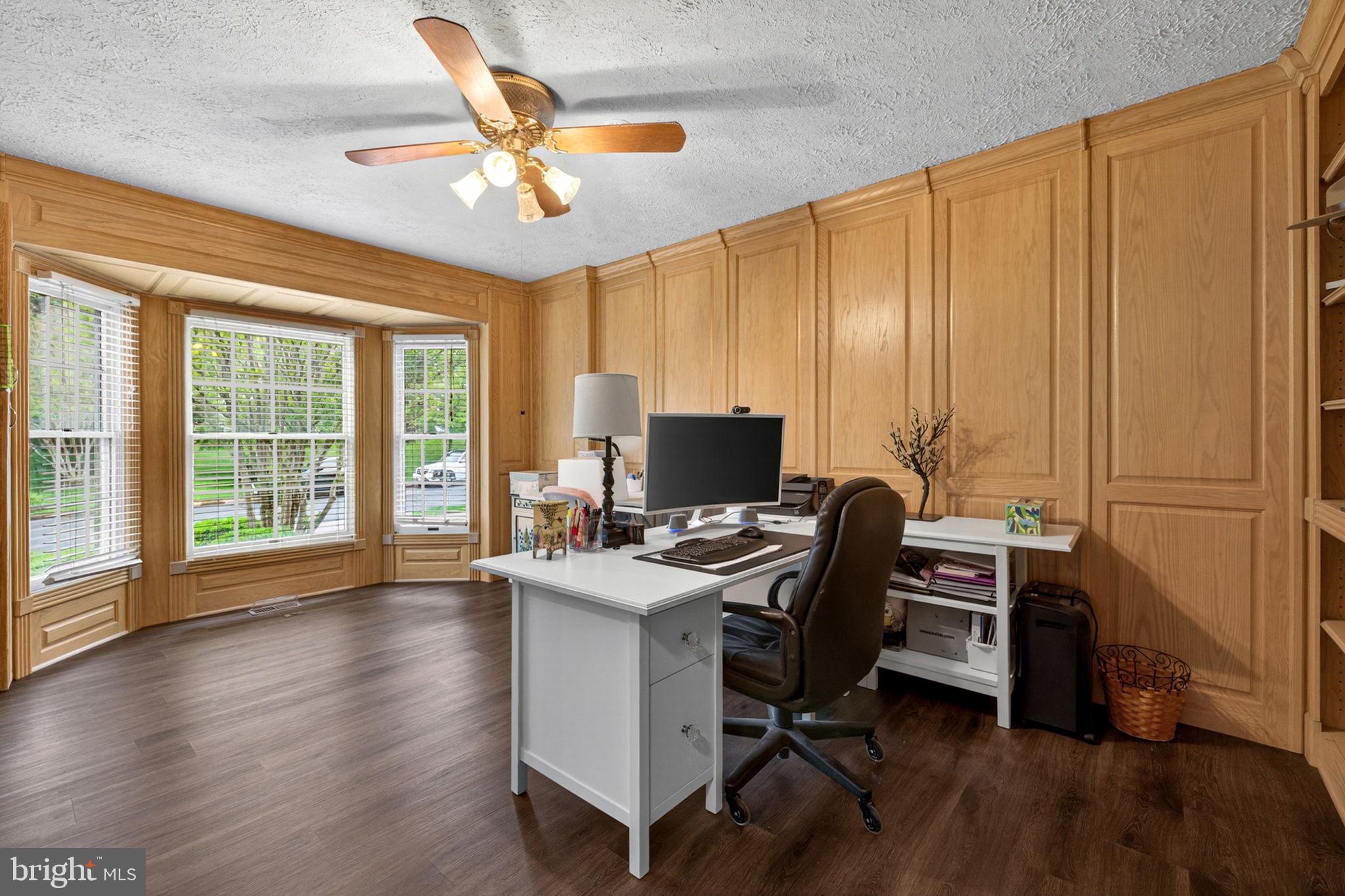 63 Rutherford Circle Sterling, VA 20165 - Photo 7 of 52 Bay window & paneled walls in Library