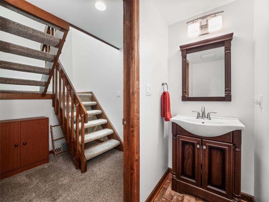 2350 Morrow Road Pittsburgh, PA 15241 - Photo 34 of 49 a bathroom with a sink and a mirror