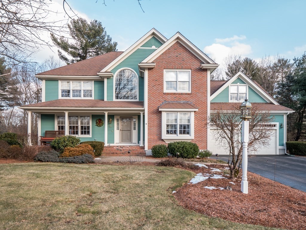 14 Talbott Farm Drive Mendon, MA 01756 - Photo 33 of 40 a front view of a house with garden